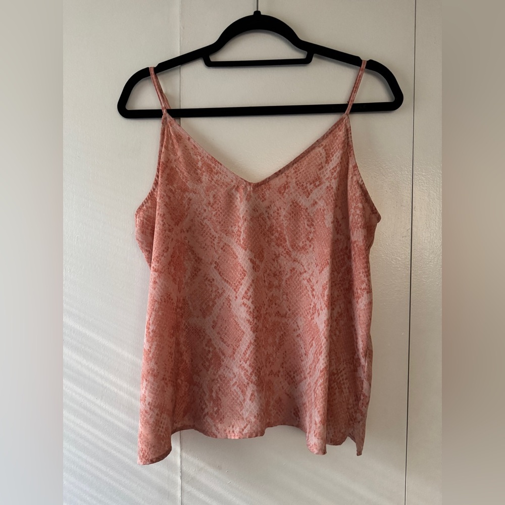 Pink Sleeveless Camisole Top